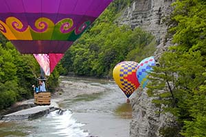 Flying the Grand Canyon of the East ... Letchworth State Park in Castille, NY